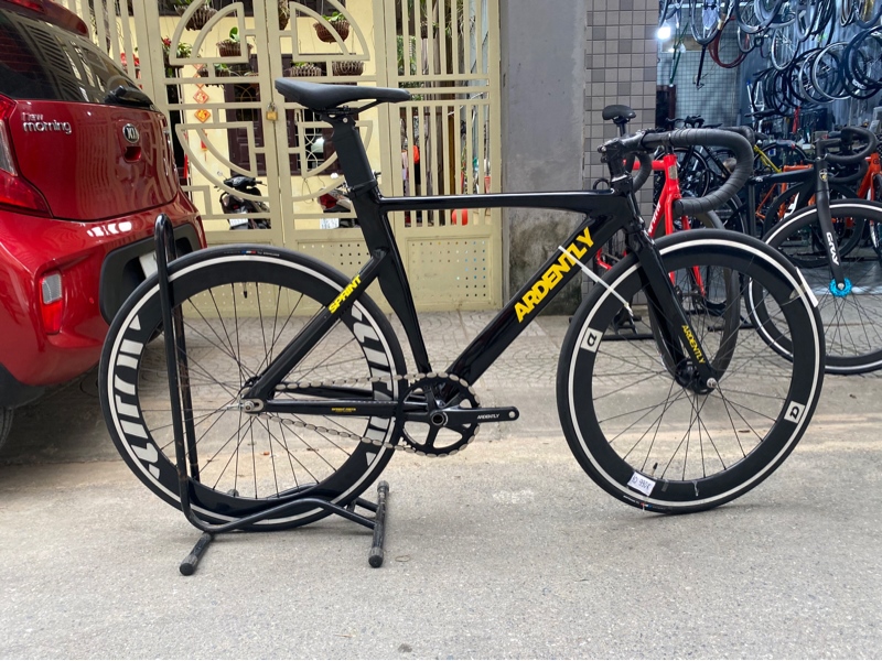 Xe ARDENTLY Vành 6cm taiwan ARDENTLY rỗng 48T - Fixed gear - S - Đen (chiếc)
